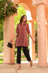 Women Standard Fit Vertical Striped Spread Collar Pure Cotton Casual Shirt